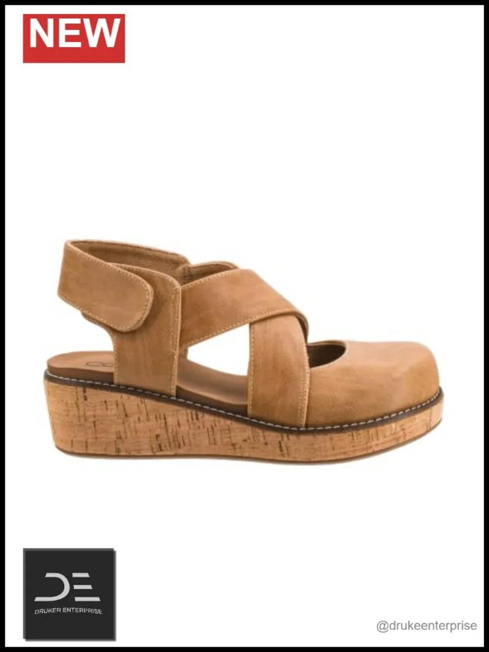 Corkys Women's Bring It In Wedge Sandal Faux Leather